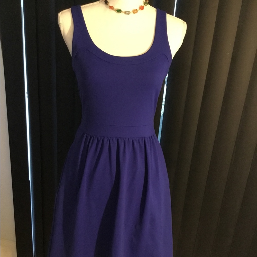 Cynthia Rowley beautiful navy dress -XS